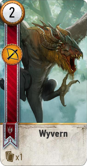 Tw3 gwent card face Wyvern.png
