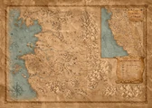 Detailed map of the Northern Kingdoms in The Witcher
