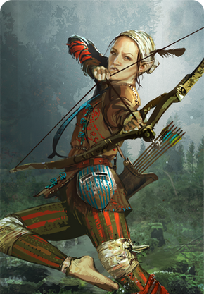 Tw3 cardart scoiatael dol archer