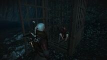 The blacksmith, still caged