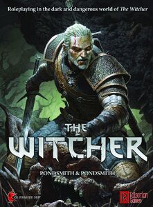 The Witcher TRPG rule book cover