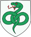 Coat of arms depicting a Snake
