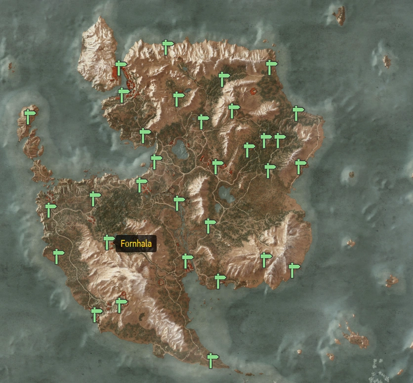 Карта ведьмак 3 со всеми отметками на русском скеллиге