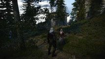 Geralt and Keira in Kaer Morhen after everyone left after the battle