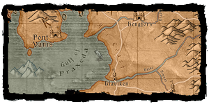 Arcsea, labelled the Arc Coast on the first game map