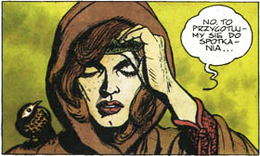 Visenna from the graphic novel A Road with No Return, illustrated by Bogusław Polch