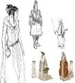 Aen Seidhe clothing - various concepts