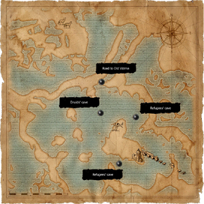 Map Refugees caves