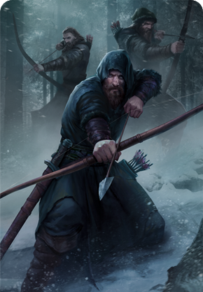 Tw3 cardart skellige clan brokvar archer