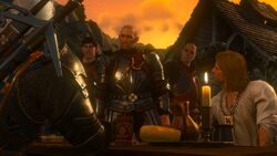 The Warble Of A Smitten Knight The Official Witcher Wiki Battle the enemies in the courtyard until vesemir tells you to close the gate. the warble of a smitten knight the
