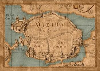 Map New Vizima framed