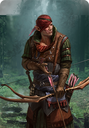 Tw3 cardart scoiatael iorveth