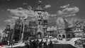Novigrad main square concept art by Andrzej Dybowski