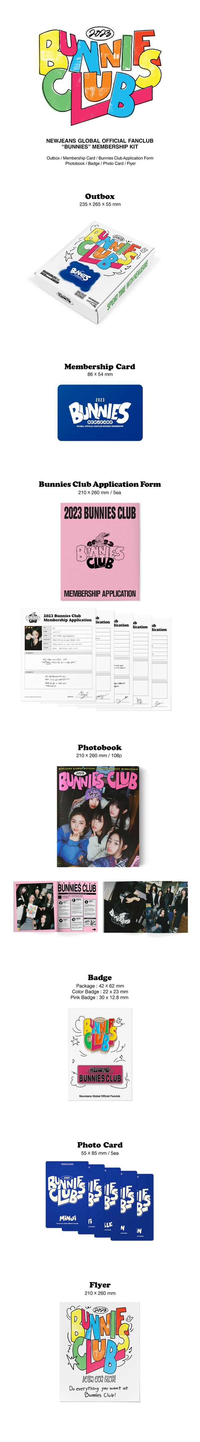 NewJeans Bunnies Membership Kit 2023 未使用 - メルカリ