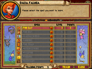 Dalia Falmea Trainable Spells