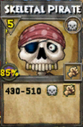 Skeletal Pirate