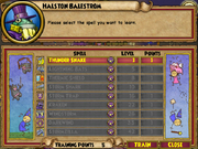 Halston Balestrom Trainable Spells