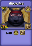 Ninja Pig Item Card