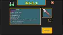 The Shillelagh with the set bonus unlocked