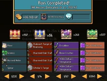 The loot gained in battle