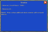 The information of currently active Universe