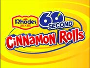 Rhodes 60 Second Cinnamon Rolls