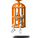 Hanging Cage with Skeleton (Solid)