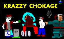 Title screen when selecting Krazzy Chokage