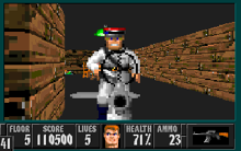 Early incarnation of Project: Weltuntergang. This particular screenshot was posted on the  news in January 2002. Note the status bar that did not make it to the final version.