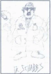 's artwork of Doctor Schabbs as shown in the 