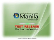 Microsoft Manila Home Edition (Test Release, trial)