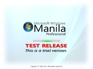 Microsoft Windows Manila (Test Release, trial)