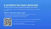 Zincs new BSOD. Notice how the sad face emoticon has been removed.