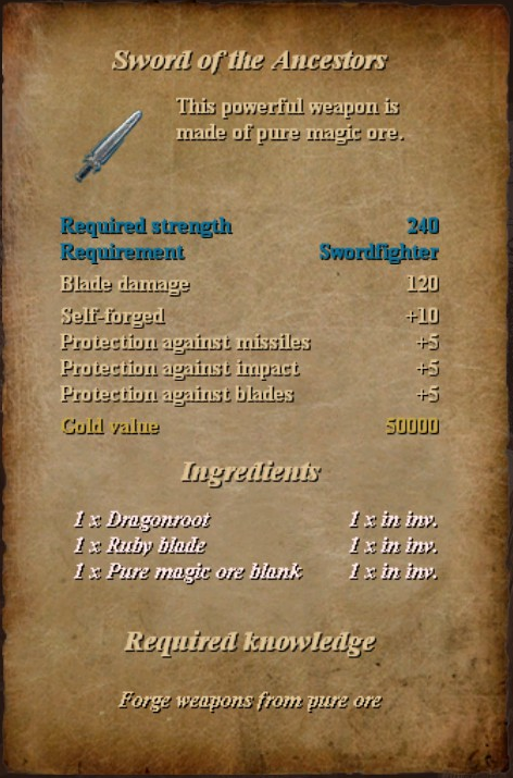 gothic 3 weapons