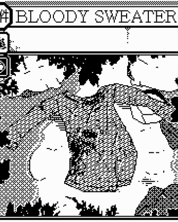 bloody sweater