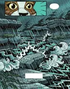 Obóz Klanu Nieba podczas powodzi