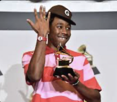 Tyler with grammy