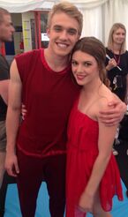 Tweeted by "@kristinallen44" on August 10th: "1 show down! Going to miss this dress... 💃But ready to rock next week! Xo @bllockwood #backstage #tumble".