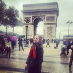 From Louisa Connolly-Burnham's Instagram/Websta and posted 3 hours ago: "Arc de Triomphe 🇫🇷".