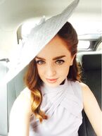 Tweeted by Louisa on June 20th: "On my way to Ascot! Excited! Thank you so much for my hat @AscotHats4U 👒🐎".