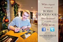 Tweeted by "@NaomiBPhoto" on December 24th: "WIN a signed pic of @bllockwood this Xmas! Like me on FB- http://facebook.com/naomibarkerphotography … & follow me on Twitter to ENTER!🎄🎁🎄".