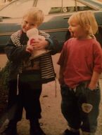 Tweeted by “@abbielockwood” 5 hours ago: “Mine & @bllockwood childhood right there”.