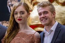 Tweeted by "Paul Bird": "@bllockwood & @louisacburnham at the British Academy Film Awards 2013".