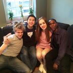 Tweeted by Louisa: "Got the boys over for the #WOLFBLOOD season 3 finale! Let's get it trending! 20 minutes. 5pm. CBBC. Be there. #RT".