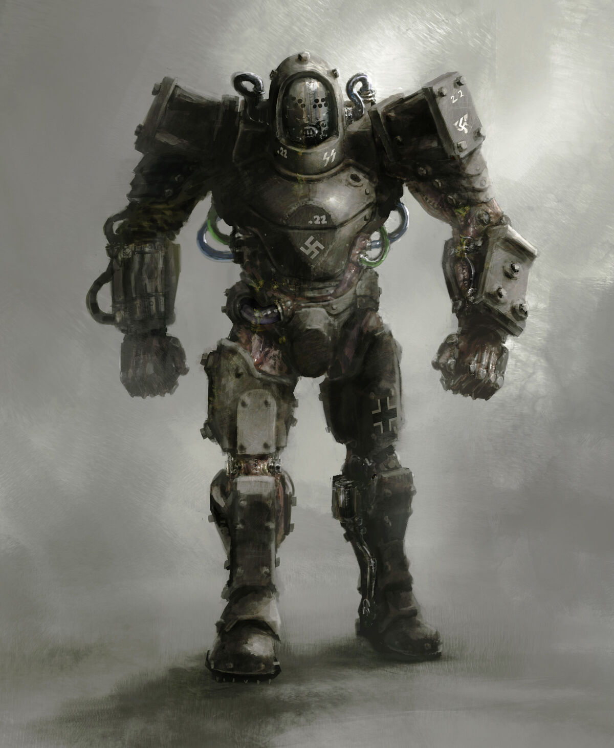 Mechanical Powered Armor, Wolfenstein Wiki