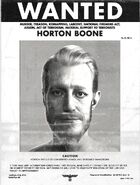 Horton's wanted poster created by the Nazi.