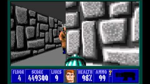 Wolfenstein 3D (id Software) (1992) Episode 6 - Confrontation - Floor 4 HD