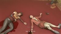 Egegf.jpg (104 KB) Hitler's demise if the player choose to break his neck by kicking him in the head but it will result in B.J.'s death.