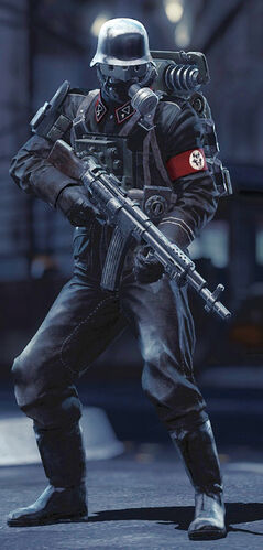 Wolfenstein: The New Order  BLAM-BLAM! That guard did Nazi that