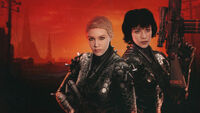 Jes and Soph in Wolfenstein: Youngblood.